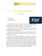 Carta de Mar Del Plata 1997