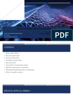 Telecommunications Engineering (D) : Optical FIBRE & Communication