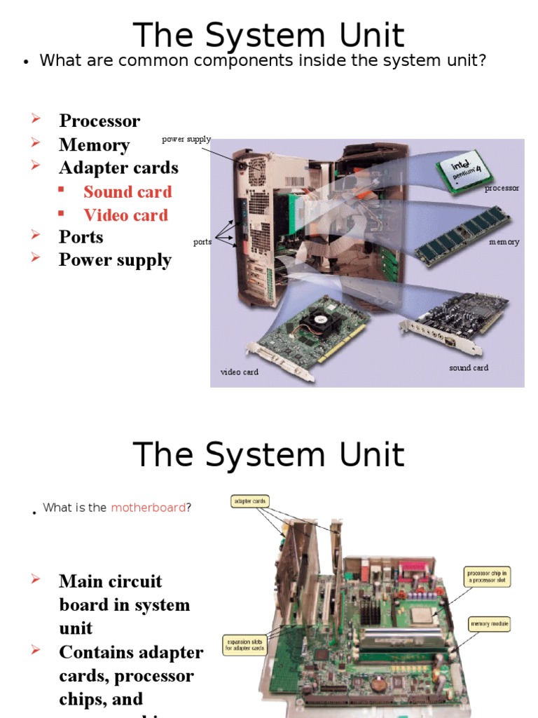 Computer Hardware Essentials | PDF | Random Access Memory | Computer ...