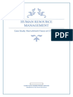Human Resource Management: Case Study: Recruitment Fiasco at CITPR LTD