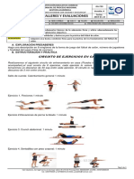 Guia, Talleres Y Evaluaciones: Circuito de Ejercicios en Casa