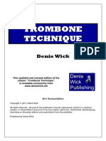 Trombone Technique Denis Wick
