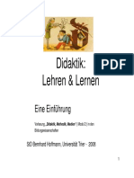 Didaktik Lehren Und Lernen