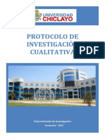 Protocolo Investigación Cualiitativo