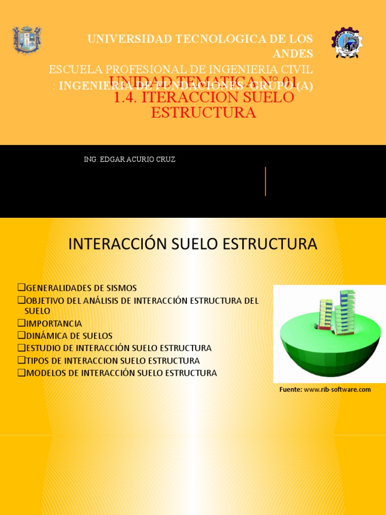 Interacción Suelo-Estructura en Sismos | PDF | Temblores | Elasticidad
