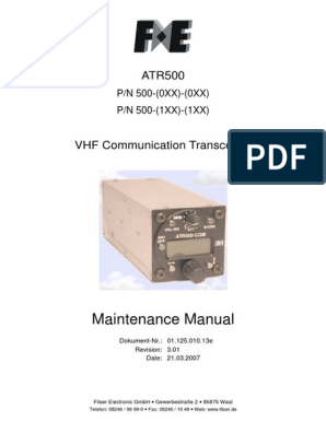 IFR COMM 760 Transceiver Test Set Operating & Service Manual 