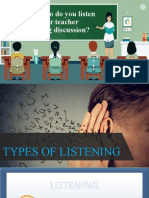 How to listen effectively in class discussions