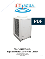 MAC-048HE-02-L High Efficiency Air-Cooled Chiller