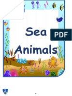Pre-K Sea Animals Word