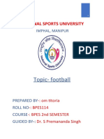 Topic-Football: National Sports University