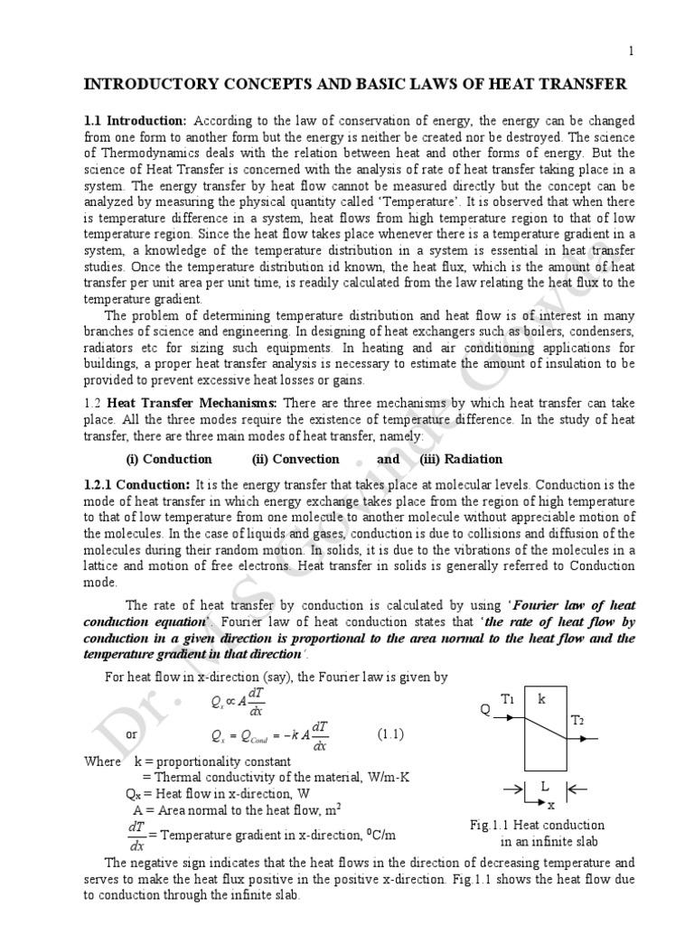 Basic Laws of Heat Transfer Explained | PDF | Heat Transfer | Thermal ...