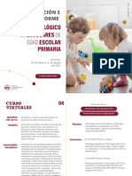 Evaluación e Informe Neuropsicológico en Escolares de Edad Escolar Primaria