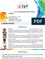 Investigation of Unexpected Trips in Steam Turbine