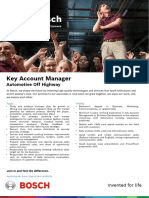 Key Account Manager: Automotive Off Highway