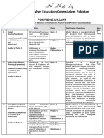 Advertisement (Project Funded Positions-PPS 07 Above)