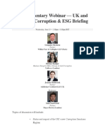 UK and EU Anti-Corruption & ESG Briefing