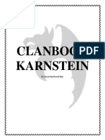 Clanbook Karnstein: by David Macdowell Blue