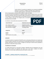 Datasheet Poliacetal