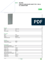 Tableros de distribución eléctrica NF_NC44S