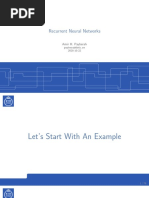 Recurrent Neural Networks: Amir H. Payberah