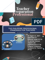 Teacher Preparation Professional