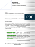 DVM-A-DPE-0233-2021 Fechas Período de Prórroga Becas Postsecundaria 05.05.2021