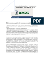 Preguntas Frecuentes Sobre Las Planillas y Comprobantes de Pago Del IESS