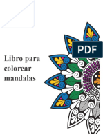 Libro Para Colorear Mandalas