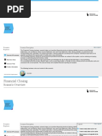 Financial Closing: Scenario Overview