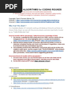 Must-Do Algorithms For Coding Rounds: Why Trust This Sheet ?