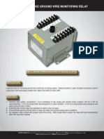 Patton & Cooke Ground Wire Monitoring Relay: FIG. 1 - RELAY CATALOGUE #2A31-1C-A (50 HZ or 60 HZ)