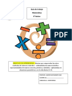 Guia 5 de Trabajo Octavo Básico 2021