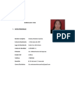 CV Licenciada Administración Empresas