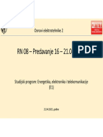 16 E1 RN 08 Predavanja 16 21.04.2021