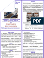 Programa Superior en Ingeniería y Diseño de Sistemas de Producción Industriales