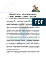 Historia de Maria Auxiliadora