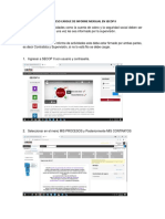 Proceso Cargue de Informe Mensual en Secop Ii