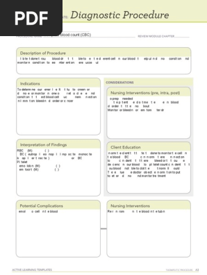 ATI Diagnostic CBC