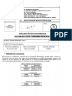 Declara Alerta Temprana Preventiva Regional Por Evento Meteorologico 24-06-2021