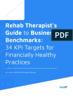 The Rehab Therapist's Guide To Business Benchmarks: 34 KPI Targets For Financially Healthy Practices