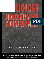 David Harrison - The Sociology of Modernization and Development (1988)