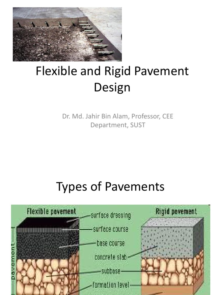 Rigid vs Flexible Pavement Design | PDF | Strength Of Materials | Concrete