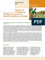 Evaluation Qualitative Du Programme de Transfert Monétaire Des Bourses de Sécurité Familiale Au Sénégal
