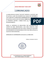 Comunicado PP - MM.FF 20