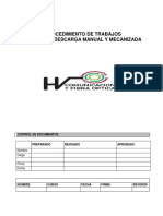 Procedimiento Carga, Traslado, Descarga Manual y Mecanizada de Material 2019