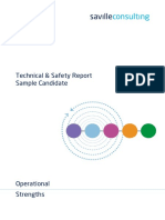 Technical & Safety Report Sample Candidate