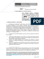 Demanda de Inconstitucionalidad Contra Ley 31307