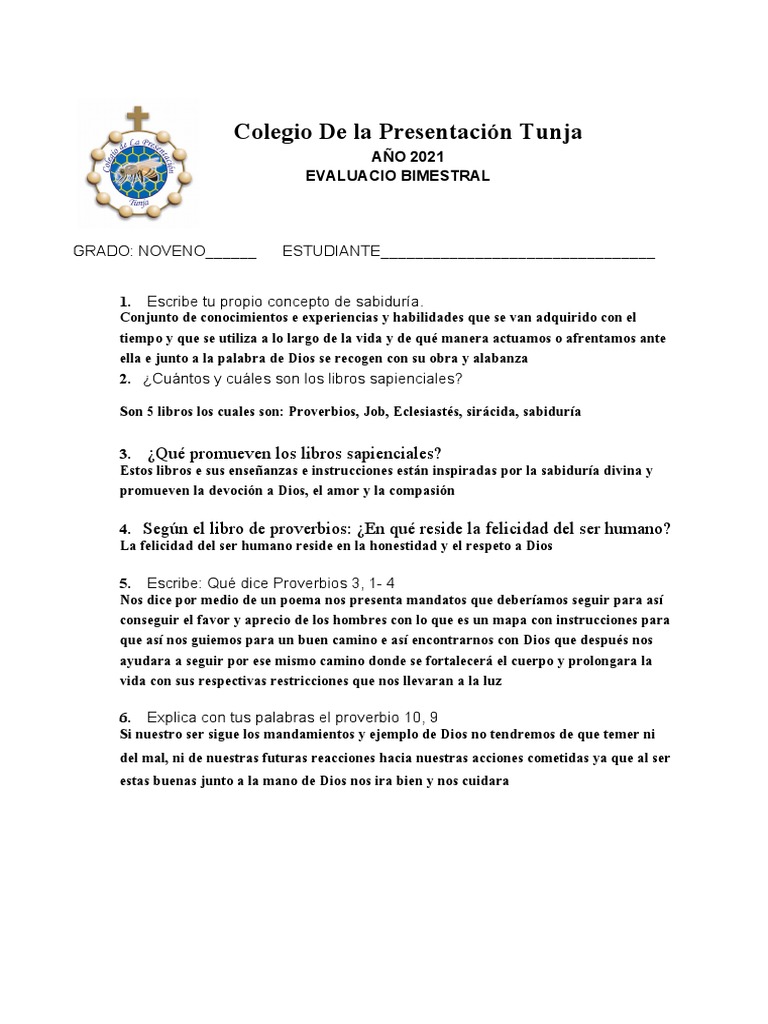 Los Libros Sapienciales PDF Libro de proverbios Dios