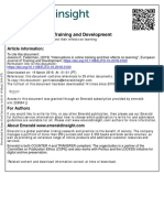 European Journal of Training and Development: Article Information