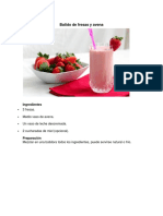 Batido-de-fresas-y-avena